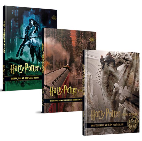 Harry Potter Film Dehlizi Serisi 3 Kitap Takım Karton Kapak