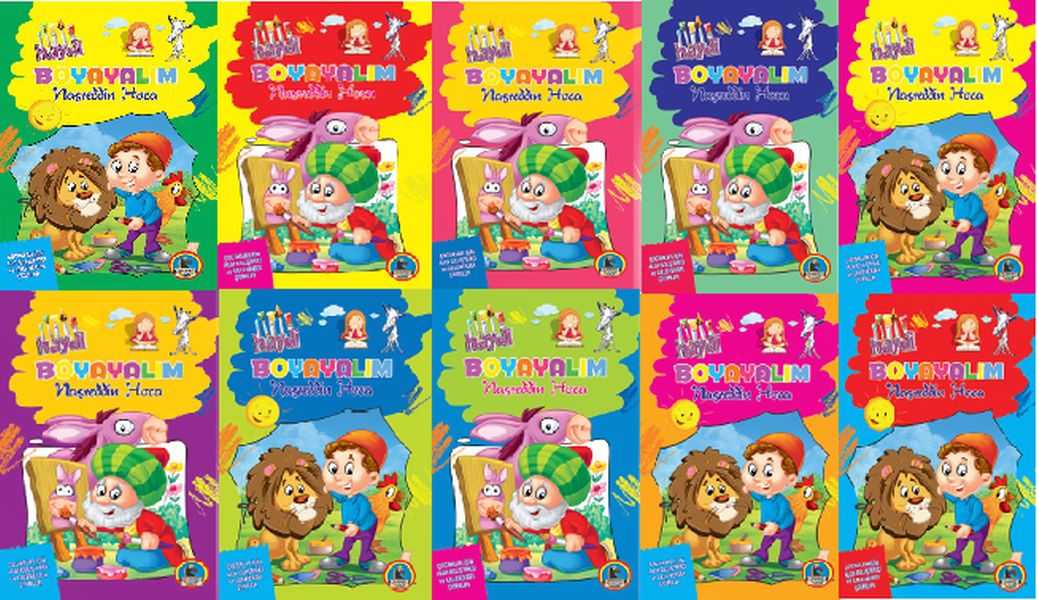 Haydi Boyayalım Nasreddin Hoca 10 Kitap