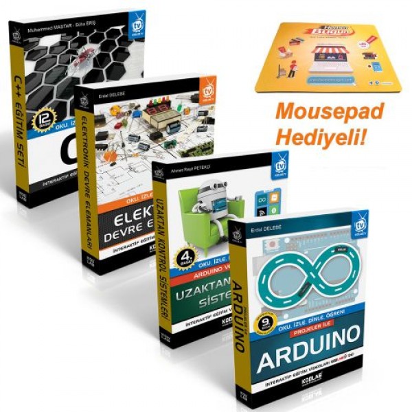 Arduino Eğitim Seti 4 Kitap