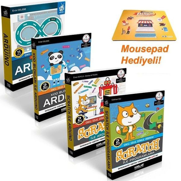 Scratch ile Arduino Eğitim Seti 4 Kitap