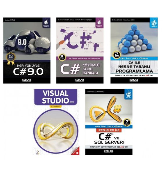 C Eğitim Seti 5 Kitap Takım