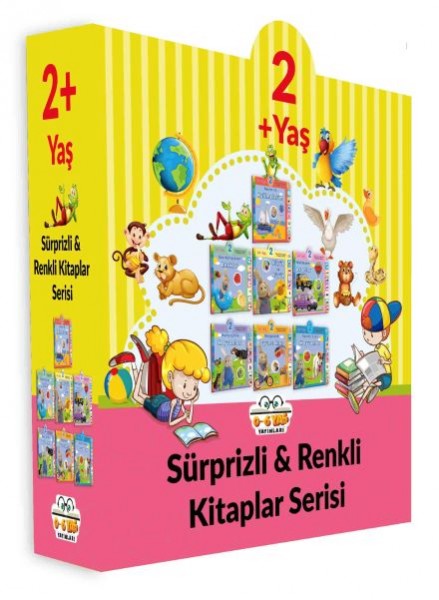 Sürprizli Renkli Kitaplar 7 Kitap Set 2 Yaş