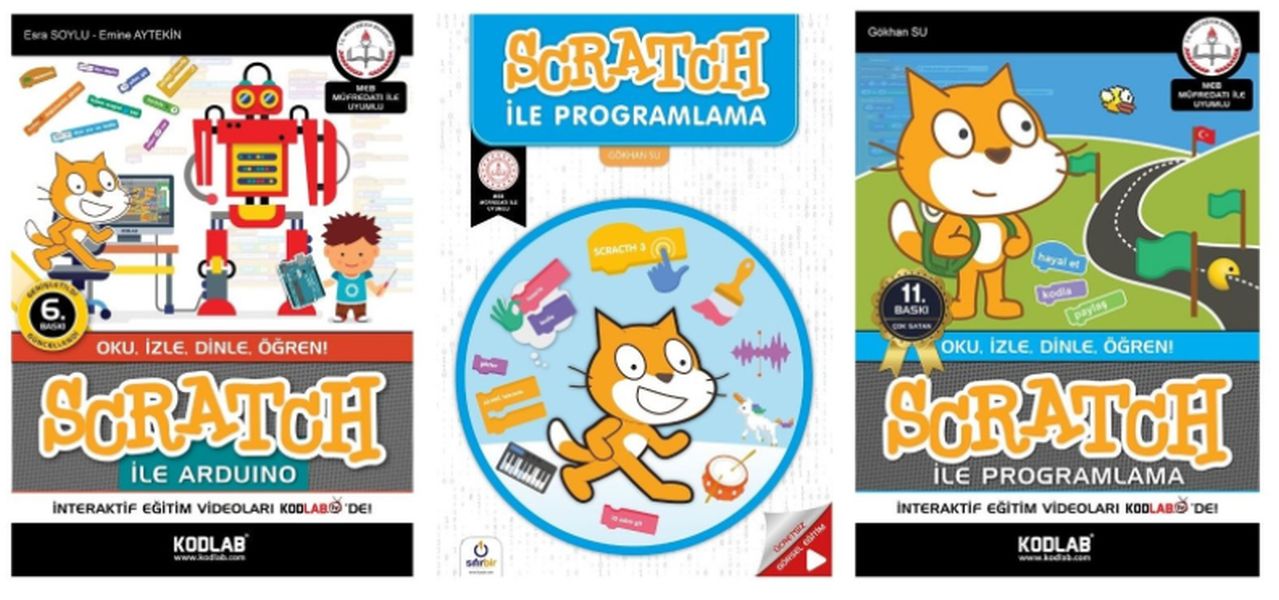 Scratch Eğitim Seti 3 Kitap Takım