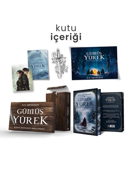 Gümüş Yürek 1 Kayıp Dünyanın Başlangıcı Ciltli Özel Kutulu Set