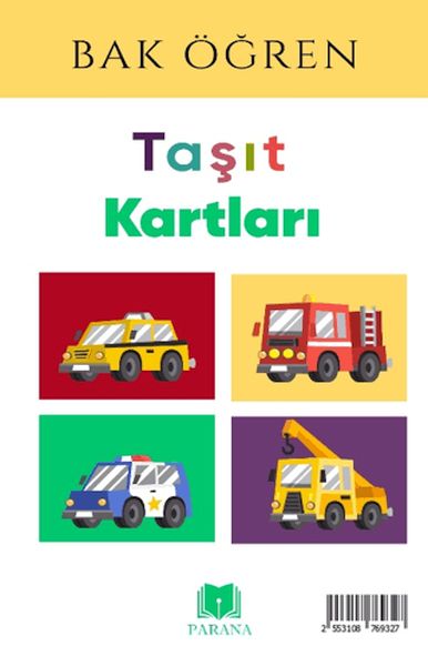 Taşıtlar Bak Öğren Kartları İlk Bilgilerim