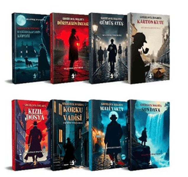 Sherlock Holmes Seti 8 Kitap Takım