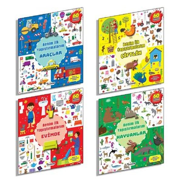 Benim İlk Yapıştırmalarım Seti 4 Kitap Takım