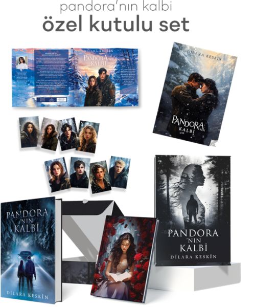 Pandoranın Kalbi 1 Hediyeli Özel Kutu Ciltli