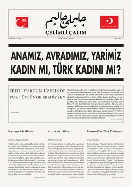 Çelimli Çalım Türk Milliyetçilerinin Mecmuası Sayı 12
