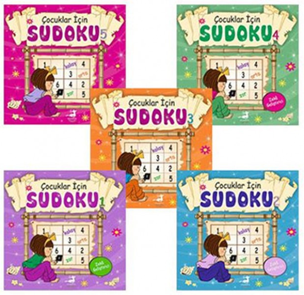 Çocuklar İçin Sudoku Seti 5 Kitap Takım