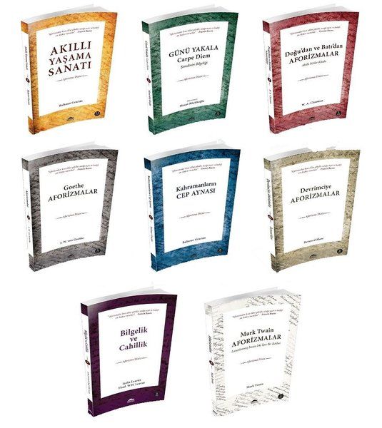 Aforizma Seti 8 Kitap Takım