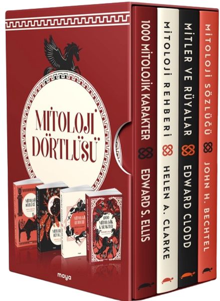 Maya Mitoloji Dörtlüsü Seti 4 Kitap Takım