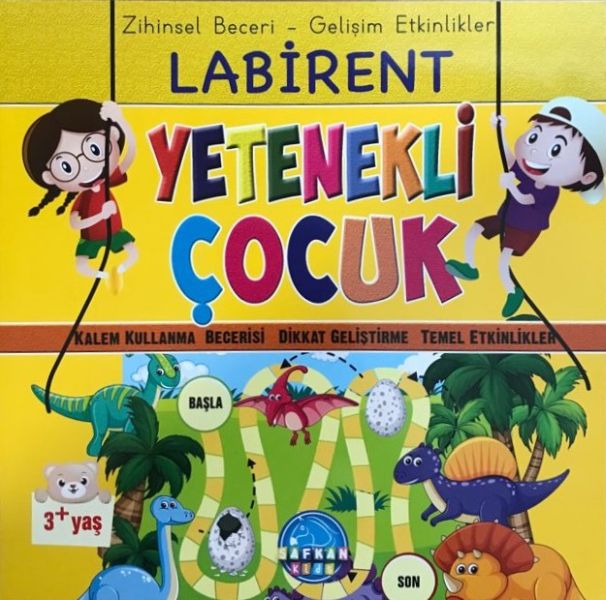 Zihinsel Beceri Gelişim Etkinlikleri Labirent Yetenekli Çocuk 3