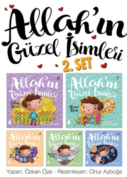 Allah'ın Güzel İsimleri Seti 2 5 Kitap