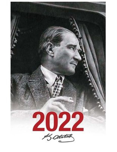 2022 Atatürk Ajandası Mustafa Kemal Beyaz