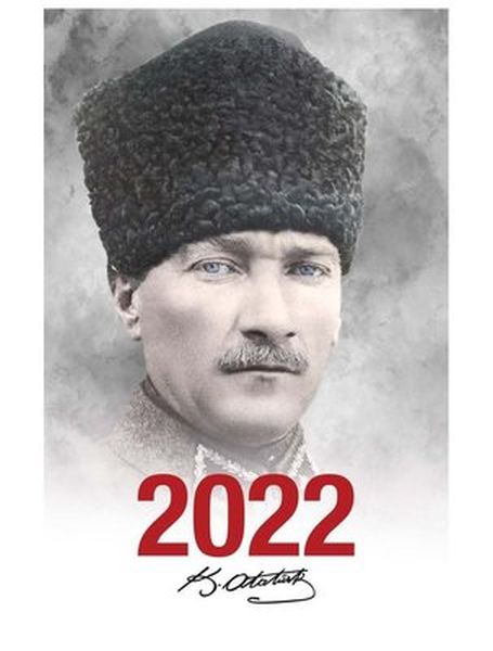 2022 Atatürk Ajandası Komutan Beyaz