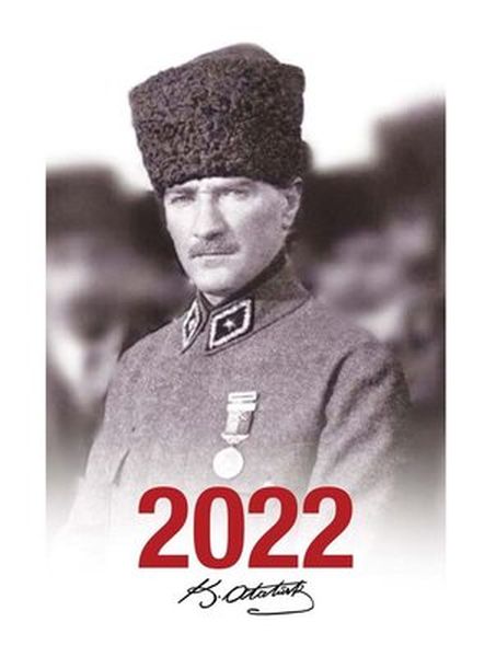 2022 Atatürk Ajandası Madalya Beyaz