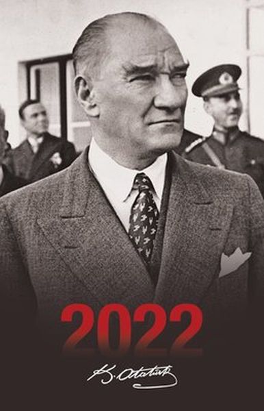 2022 Atatürk Ajandası Sivil Siyah