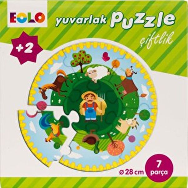 Yuvarlak Puzzle Çiftlik