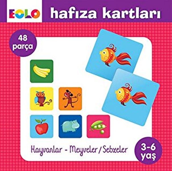 Hafıza Kartları Hayvanlar Meyveler Sebzeler
