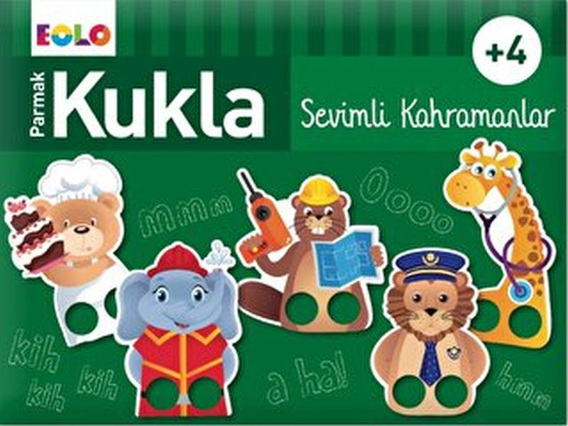 Parmak Kukla Sevimli Kahramanlar