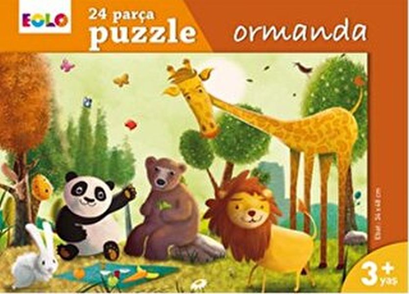 Yer Puzzle 24 Parça Puzzle Ormanda