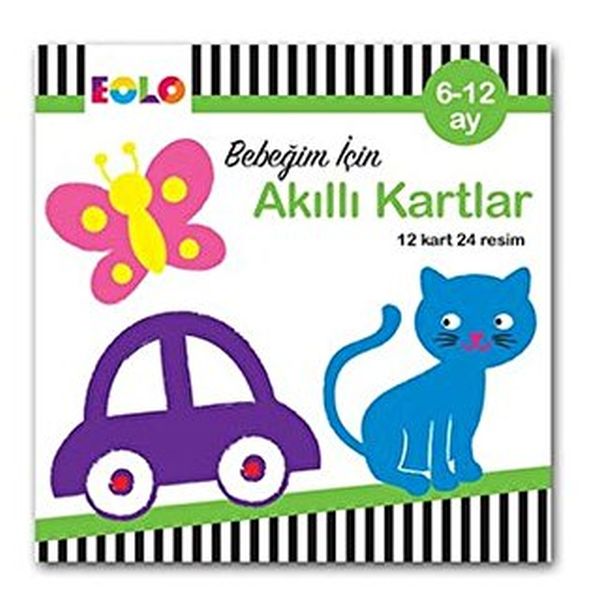 Eğitici Kartlar Bebeğim için Akıllı Kartlar 6 12 ay