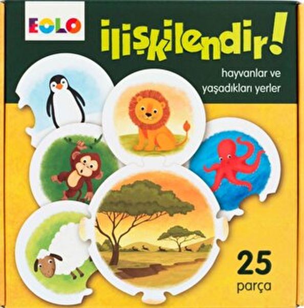 İlişkilendir Hayvanlar ve Yaşadıkları Yerler