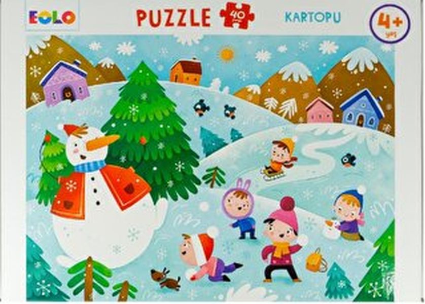 Yer Puzzle 40 Parça Puzzle Kartopu