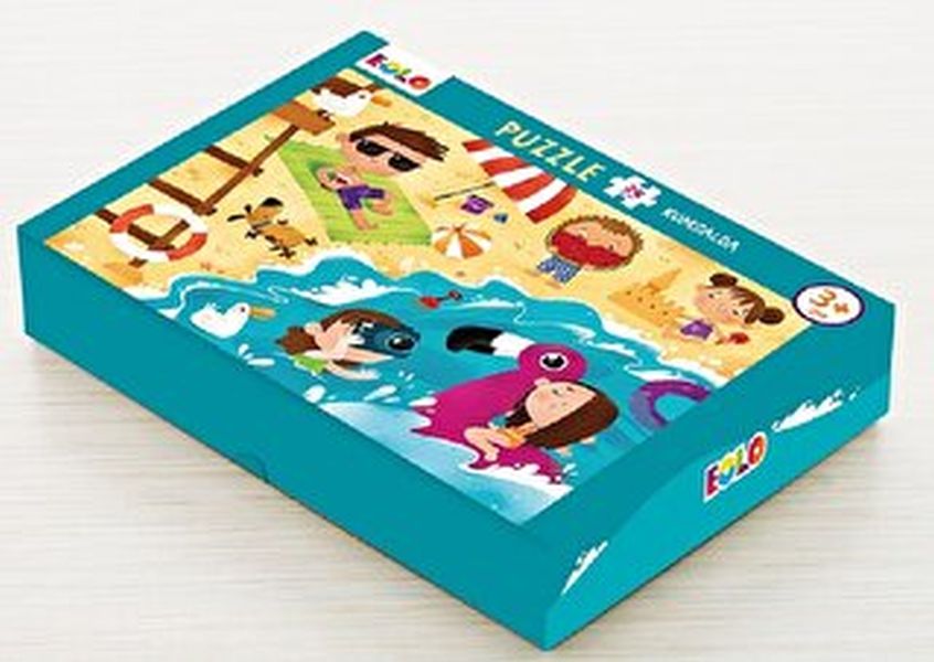 Yer Puzzle 24 Parça Puzzle Kumsalda