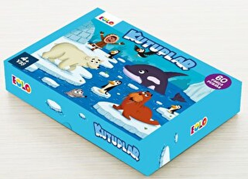 Yer Puzzle 60 Parça Puzzle Kutuplar