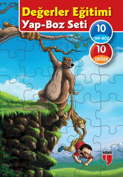 Değerler Eğitimi Yap Boz Serisi 10 Adet Yap Boz