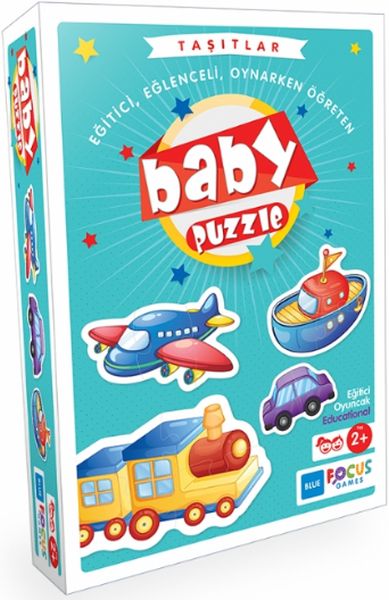 Blue Focus Taşıtlar Baby Puzzle