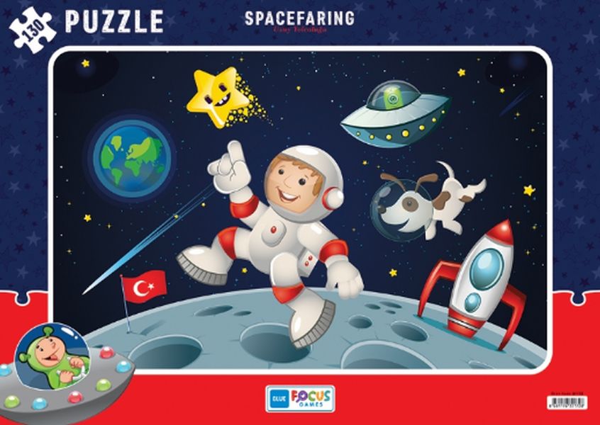 Blue Focus Spacefaring Uzay Yolculuğu Puzzle 130 Parça