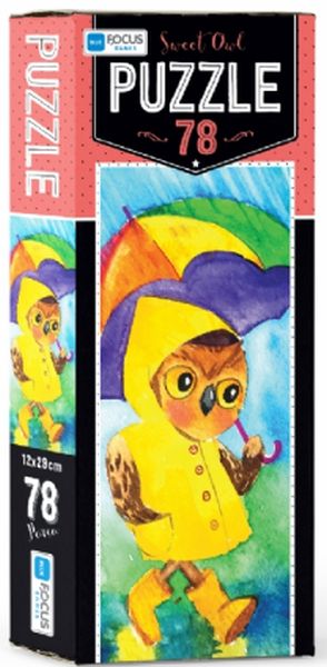 Blue Focus Sweet Owl Puzzle 78 Parça