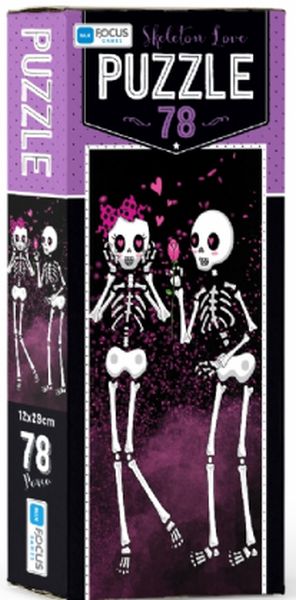 Blue Focus Skeleton Love Puzzle 78 Parça