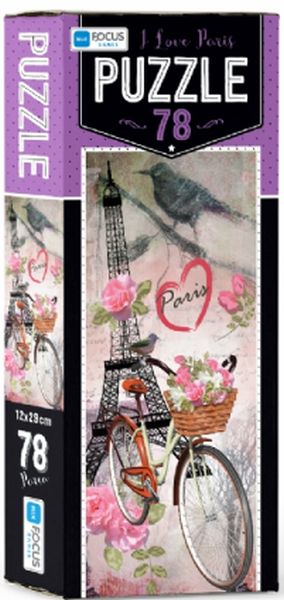 Blue Focus I Love Paris Puzzle 78 Parça