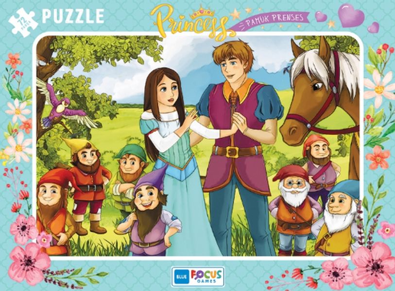 Blue Focus Princess Pamuk Prenses Puzzle 72 Parça