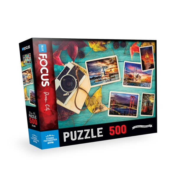 Blue Focus Istanbul Photographer İstanbul Fotoğrafçısı Puzzle 500 Parça
