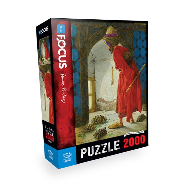 Blue Focus The Tortoise Trainer Kaplumbağa Terbiyecisi Puzzle 2000 Parça