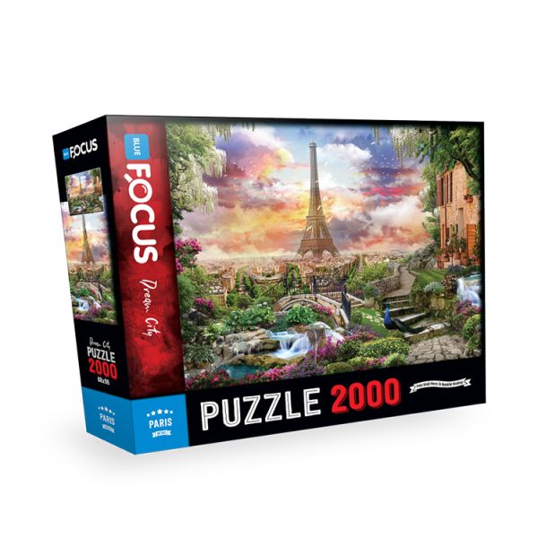 Blue Focus Paris Puzzle 2000 Parça