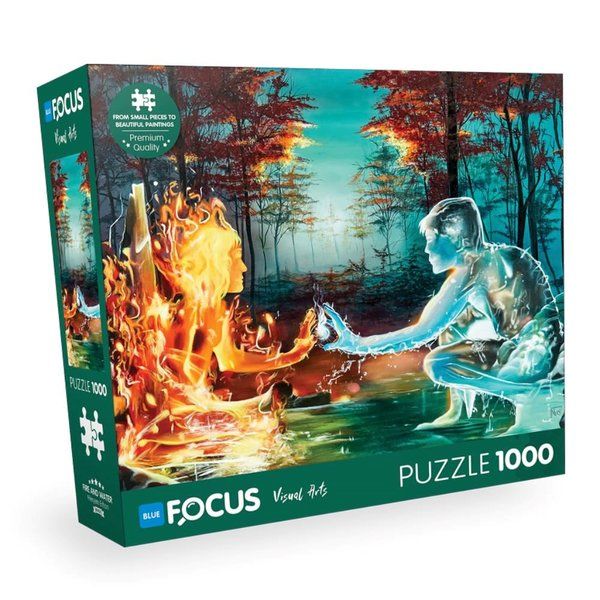 Blue Focus Fıre And Water Ateş Ve Su 1000 Parça