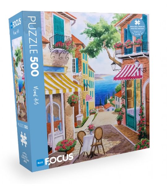 Blue Focus Beautıful Coastal Street Güzel Sahil Caddesi 500 Parça