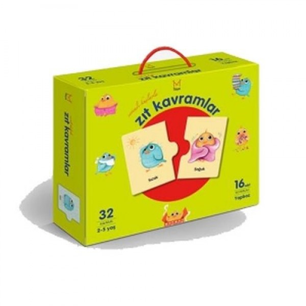 Bebek Yapboz Zıt Kavramlar 2 5 Yaş Kutulu