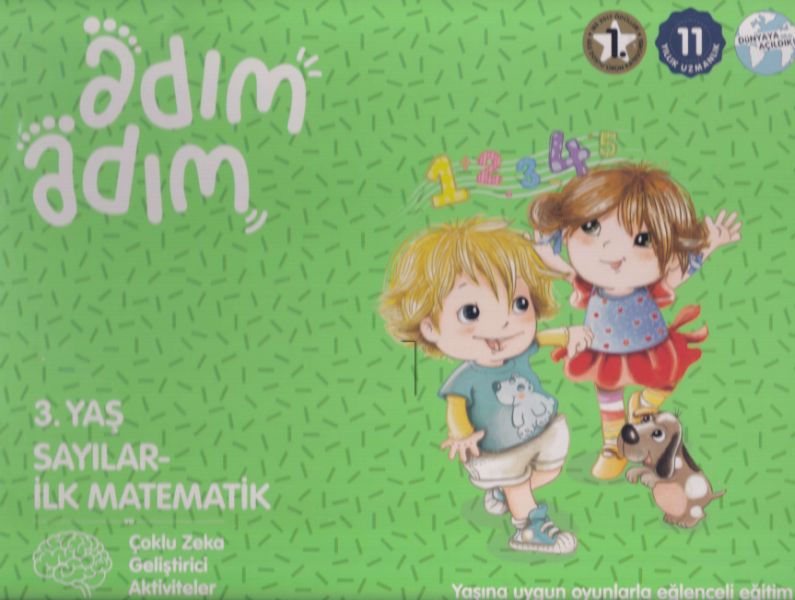Sayılar ve İlk Matematik Adım Adım Eğitim Seti 3 Yaş
