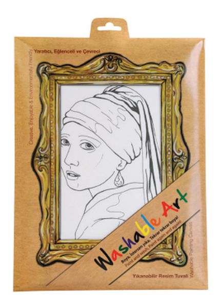 Funny Mat Johannes Vermeer Gırl Wıth A Pearl Earrıng 25 X 35 Cm