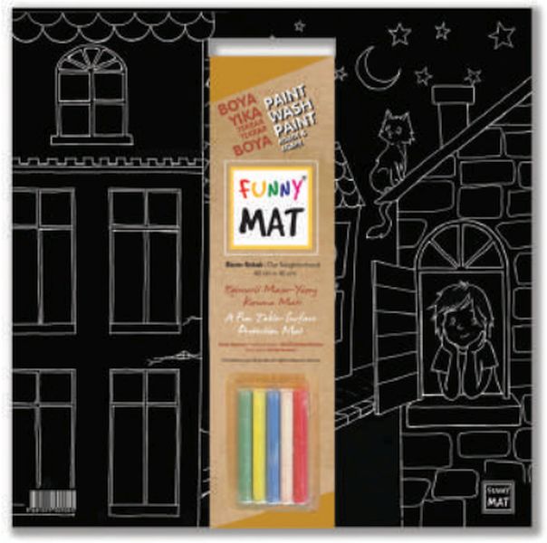 Funny Mat Bizim Sokak 40x40cm