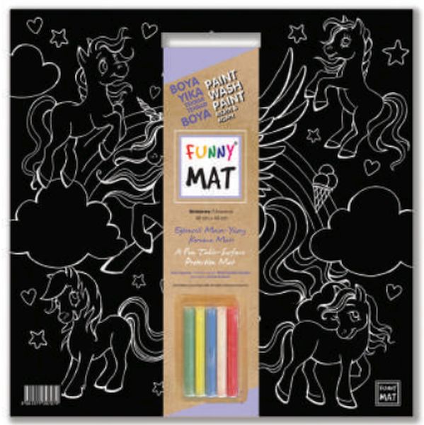 Funny Mat Unıcorn 40x40cm