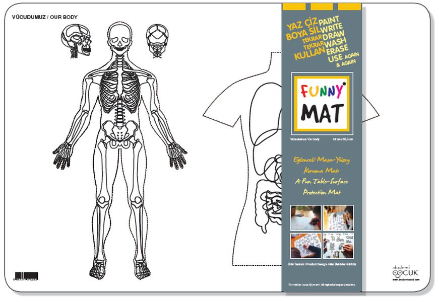 Funny Mat Vucudumuz 33,5x48cm