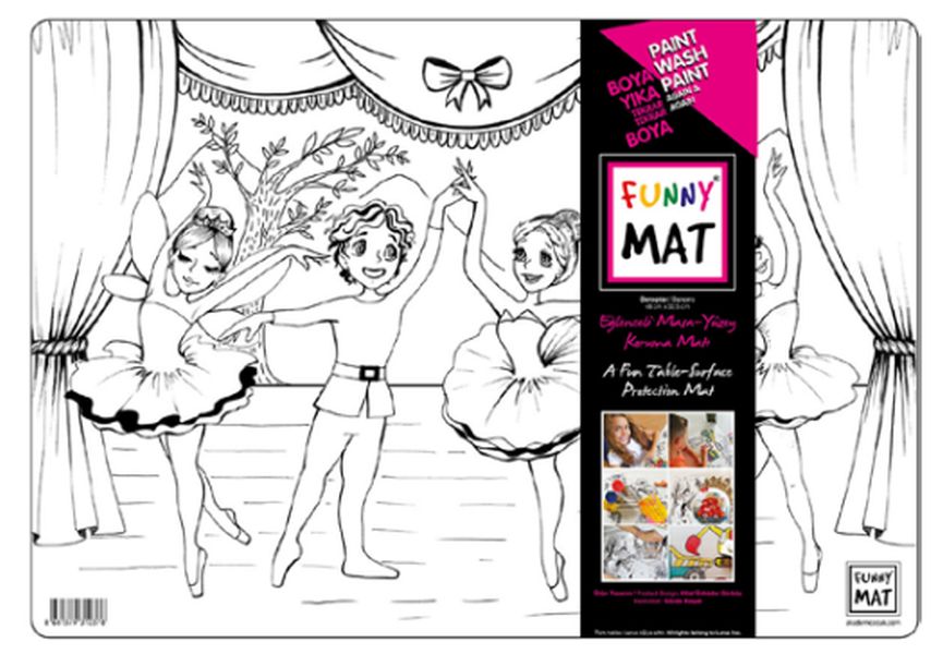 Funny Mat Dansçılar 33,5x48cm